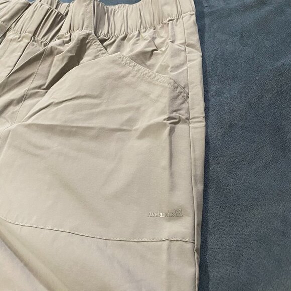 Avalanche Mens Convertible Pants Large Beige Nylon & Spandex Gorpcore, Fishing - Picture 4 of 6